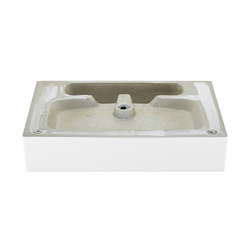 Swiss Madison Claire 24" Rectangle Wall-Mount Bathroom Sink with 8" Widespread Holes