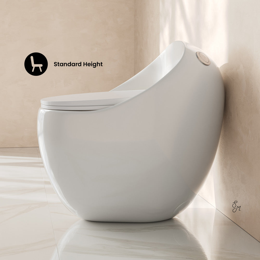 Swiss Madison Plaisir II One-Piece Elongated Toilet Top Flush 1.28 GPF