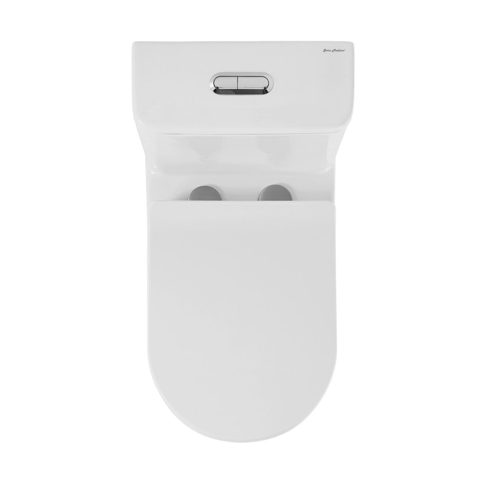 Swiss Madison Burdon One-Piece Elongated Toilet Vortex Dual-Flush 1.1/1.6 gpf