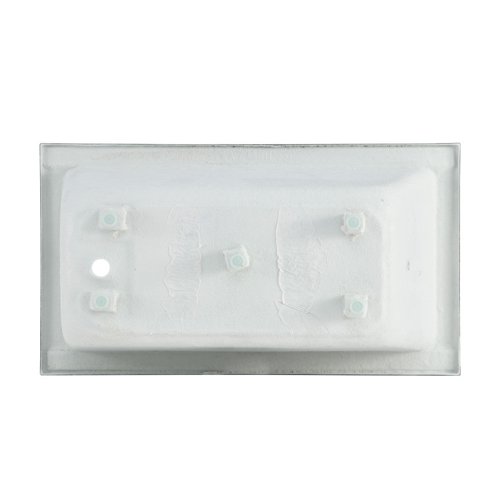 Swiss Madison Voltaire 54" x 30" Reversible Drain Drop-In Bathtub in Matte Black