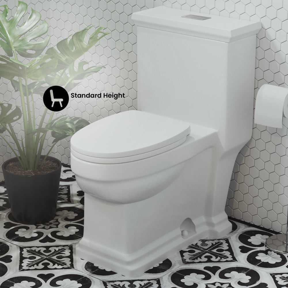 Swiss Madison Voltaire One-Piece Elongated Toilet Dual-Flush 1.1/1.6 gpf