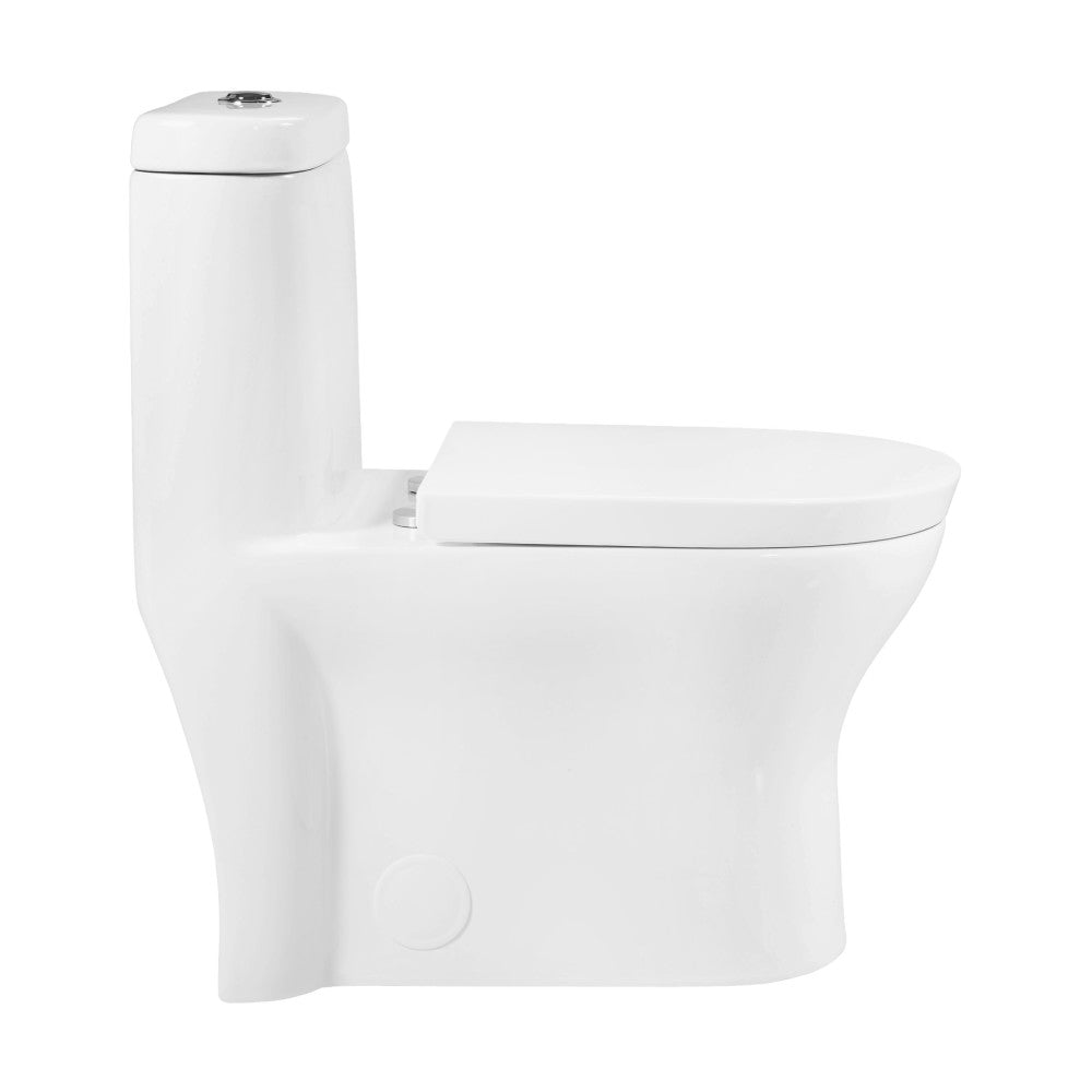 Swiss Madison Monaco One-Piece Elongated Toilet Dual Flush 1.1/1.6 gpf with 10" Rough in