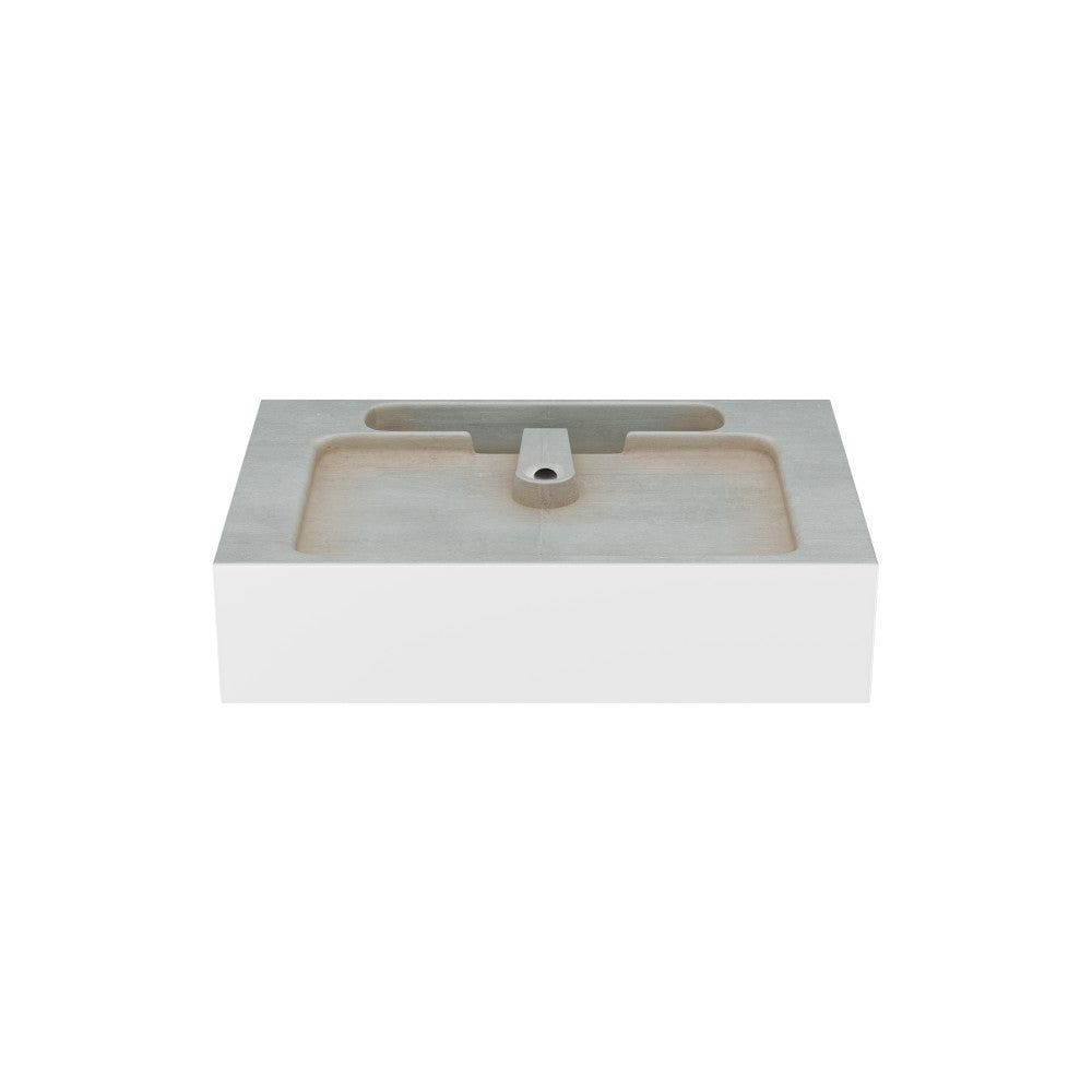 Swiss Madison Concorde 24" Rectangle Console Sink with Brushed Gold Legs