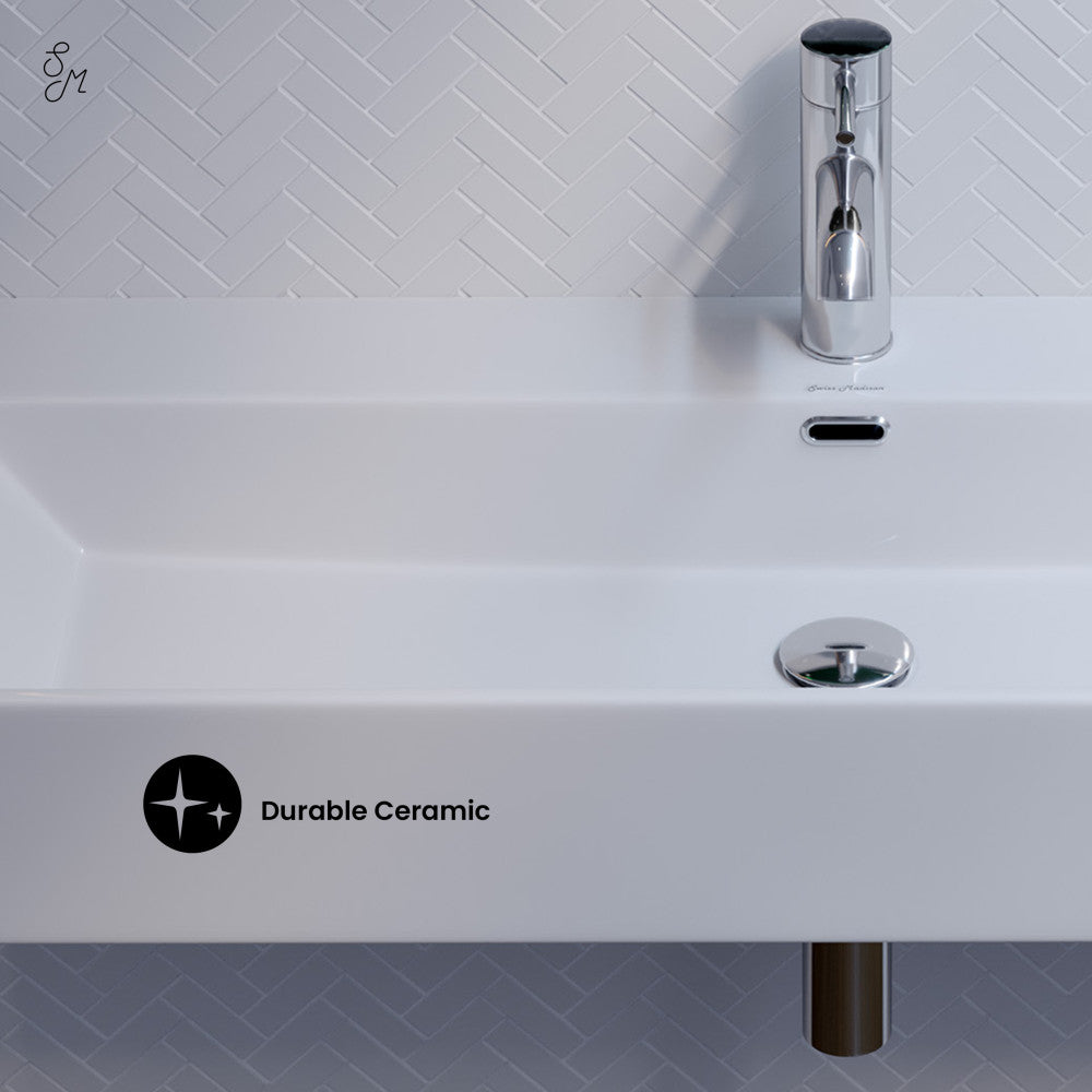 Swiss Madison Claire 40" Rectangle Wall-Mount Bathroom Sink