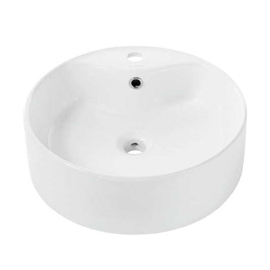 Swiss Madison Monaco Round Vessel Sink with Faucet Mount