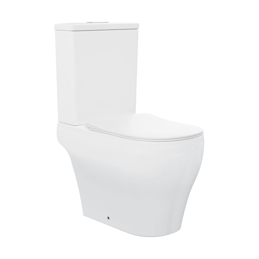 Swiss Madison Lune Two-Piece Elongated Toilet Dual-Flush 1.1/1.6 gpf