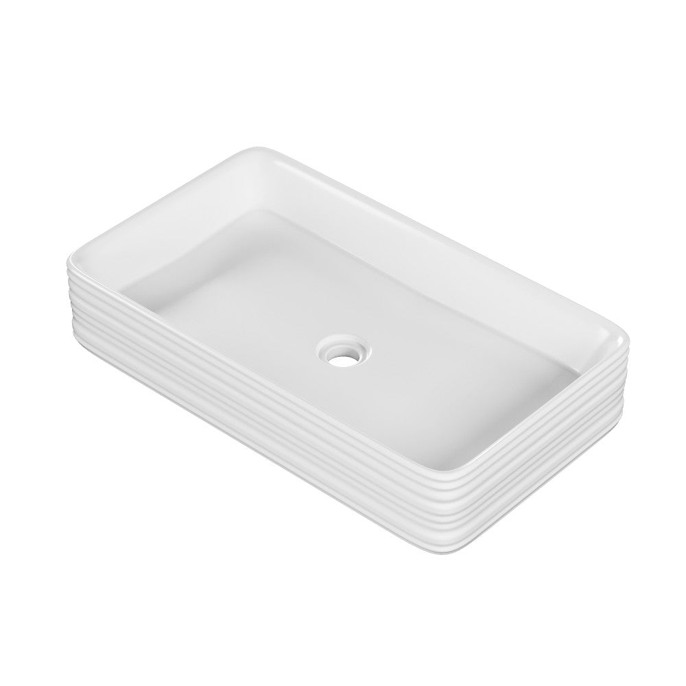Swiss Madison Adour 25'' Vessel Sink in White