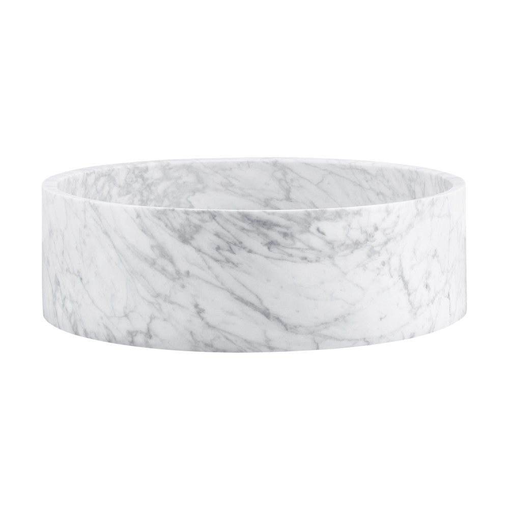 Swiss Madison Monaco 17" Round Vessel Bathroom Sink in Marbled Grey