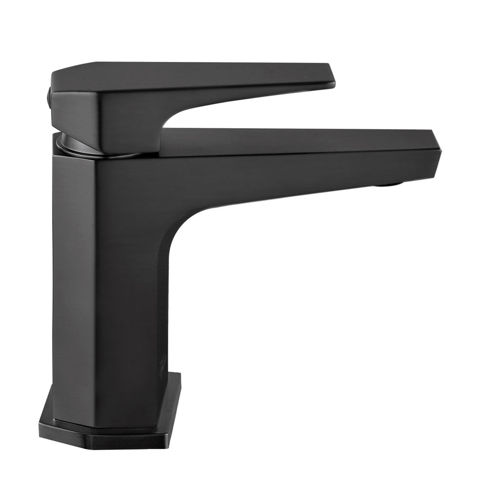 Swiss Madison Voltaire Single Hole, Single-Handle, Bathroom Faucet in Matte Black