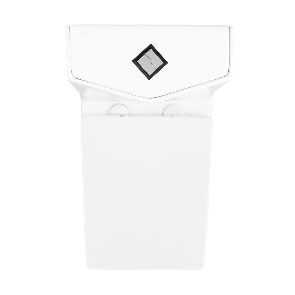 Swiss Madison Brusque One-Piece Square Toilet Dual-Flush 1.1/1.6 gpf