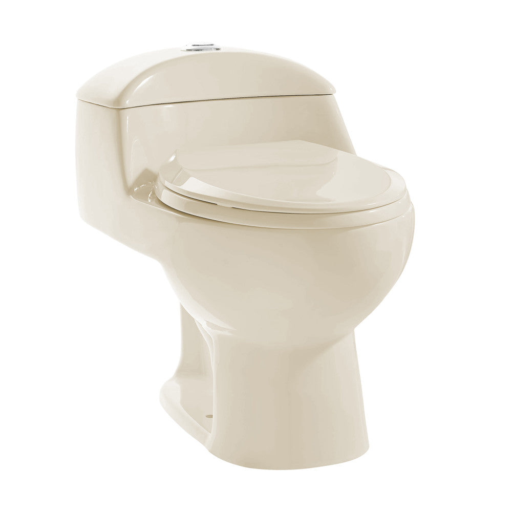 Swiss Madison Chateau One-Piece Elongated Dual-Flush Toilet in Bisque 1.1/1.6 gpf