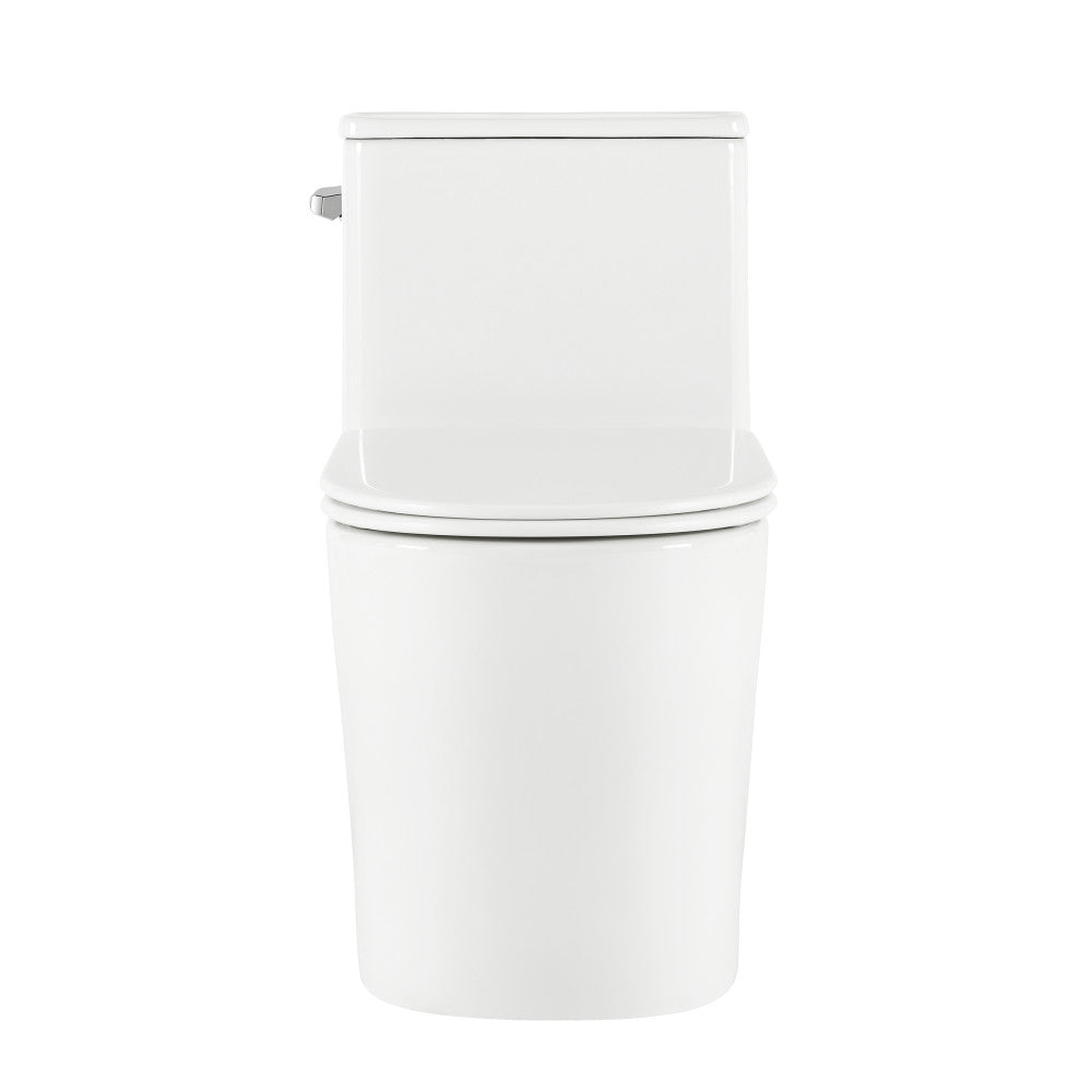 Swiss Madison Liberte One-Piece 12" Rough-in 1.28 GPF Left-Hand Flush Elongated ADA Toilet in Glossy White
