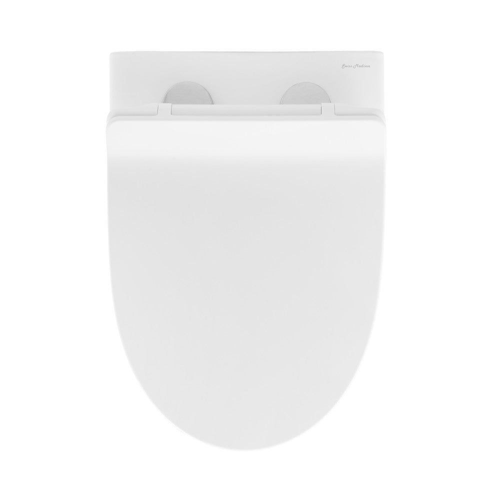 Swiss Madison Cascade Wall-Hung Elongated Toilet Bowl