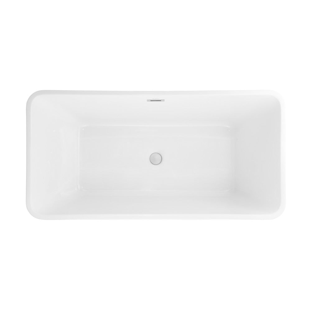 Swiss Madison St. Tropez 60" Freestanding Bathtub