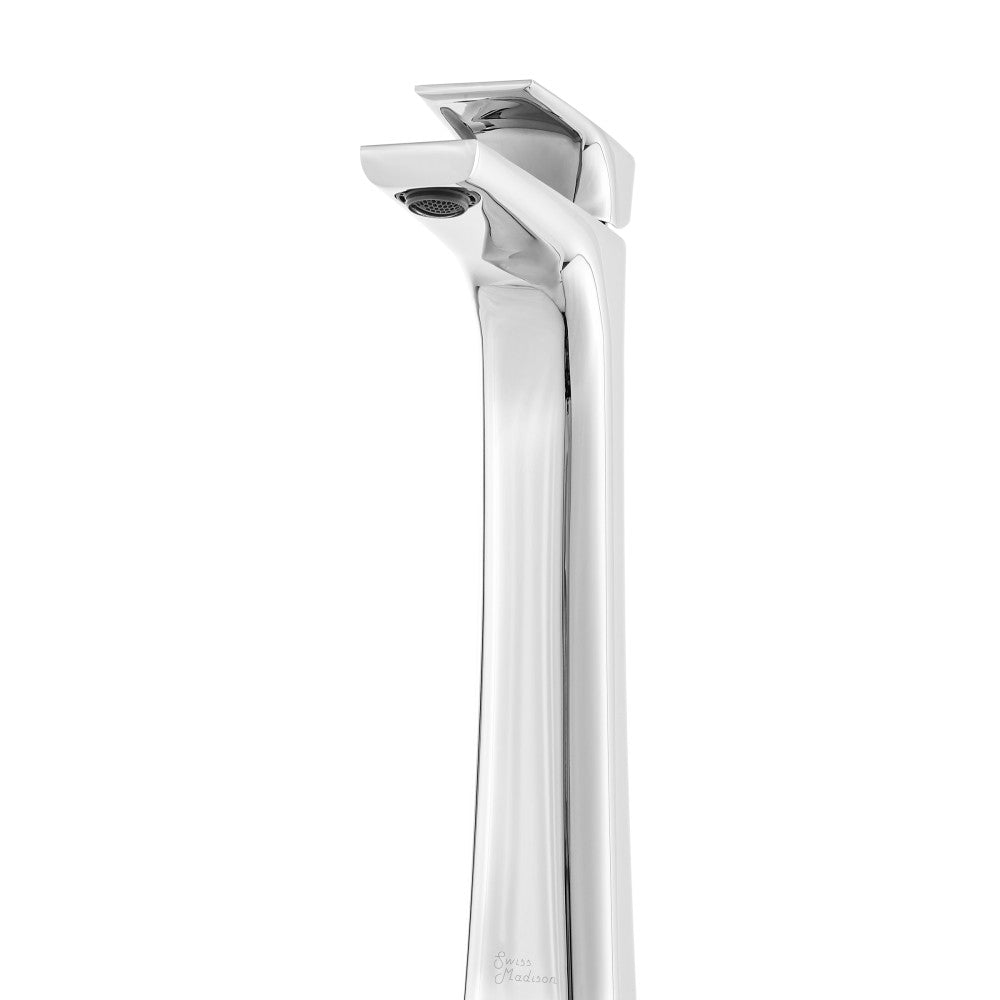 Swiss Madison Monaco Single Hole, Single-Handle, High Arc Bathroom Faucet in Chrome