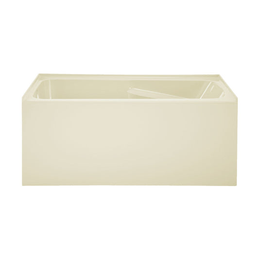 Swiss Madison Voltaire 54" x 30" Left-Hand Drain Alcove Bathtub with Apron in Bisque