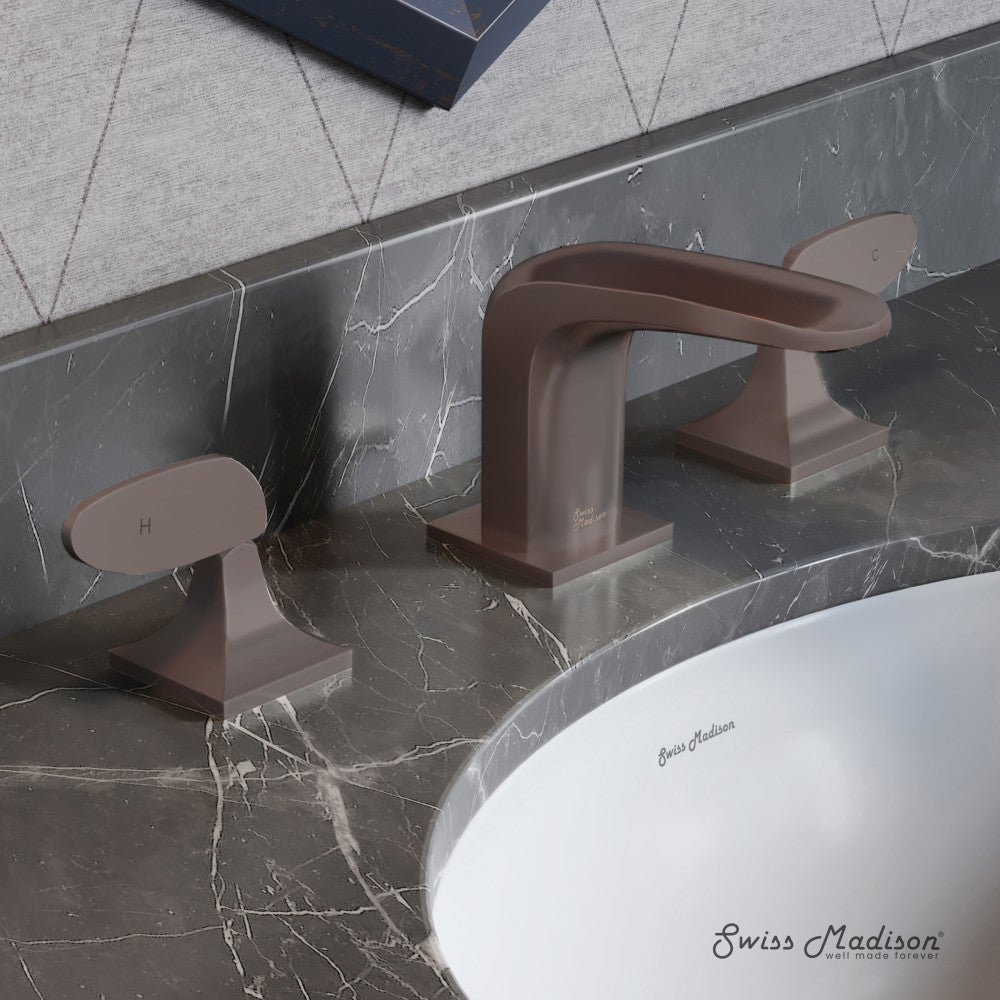 Swiss Madison Chateau 8 in. Widespread, 2-Handle, Bathroom Faucet in Oil Rubbed Bronze