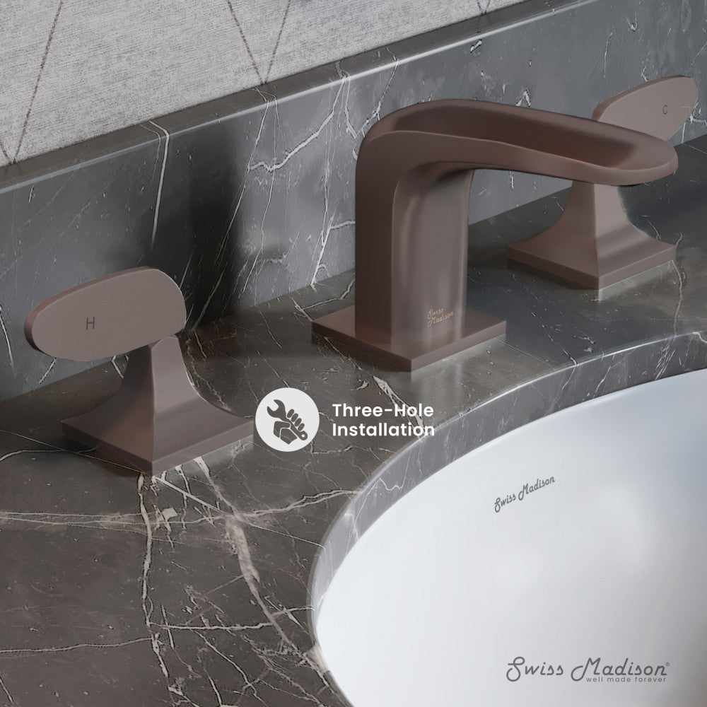 Swiss Madison Chateau 8 in. Widespread, 2-Handle, Bathroom Faucet in Oil Rubbed Bronze
