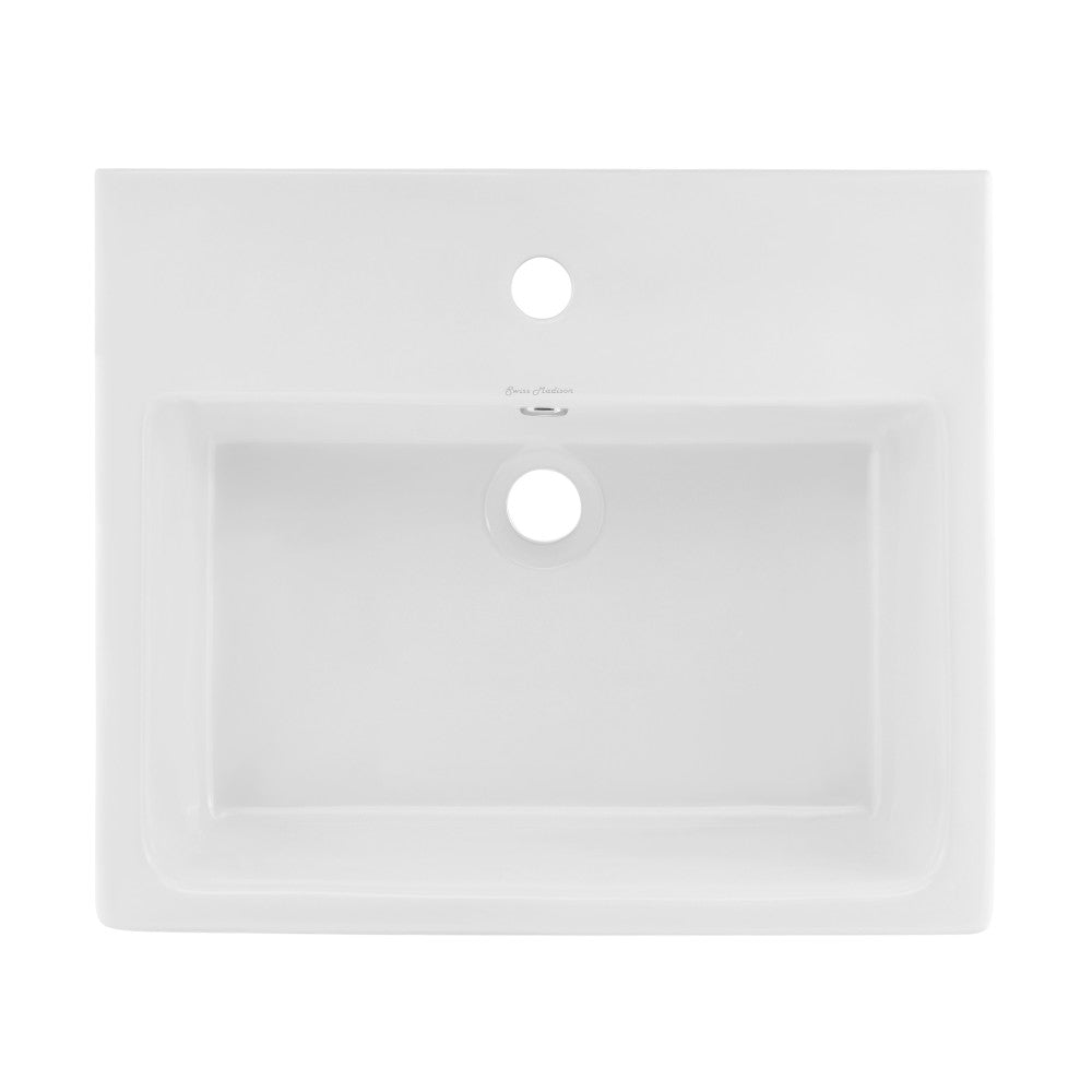Swiss Madison Concorde 21" Two-Piece Wall-Mount Bathroom Sink