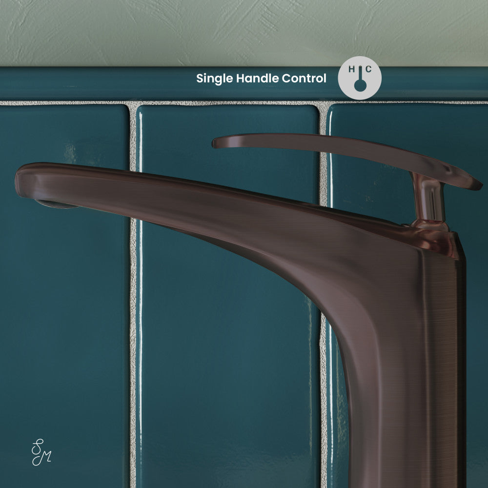Swiss Madison Sublime Single Hole, Single-Handle, Bathroom Faucet in Oil Rubbed Bronze