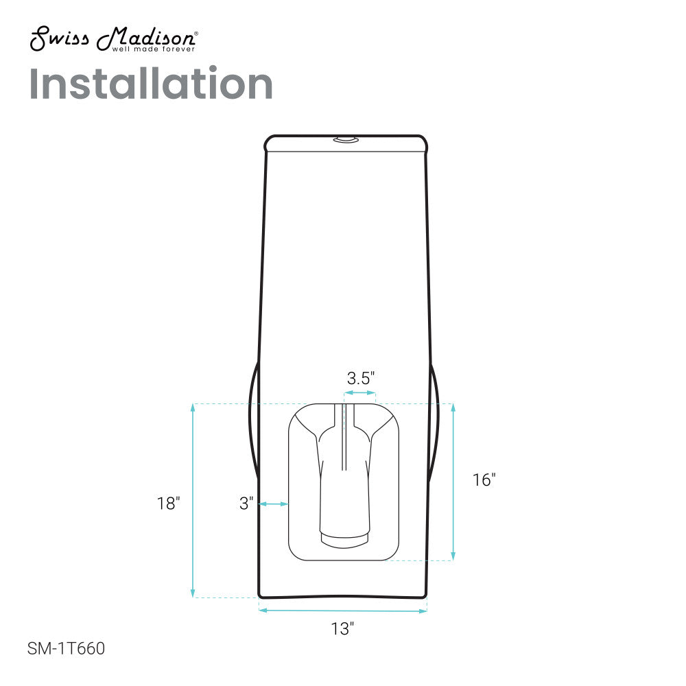 Swiss Madison Plaisir One-Piece Elongated Toilet Dual-Flush 1.1/1.6 gpf