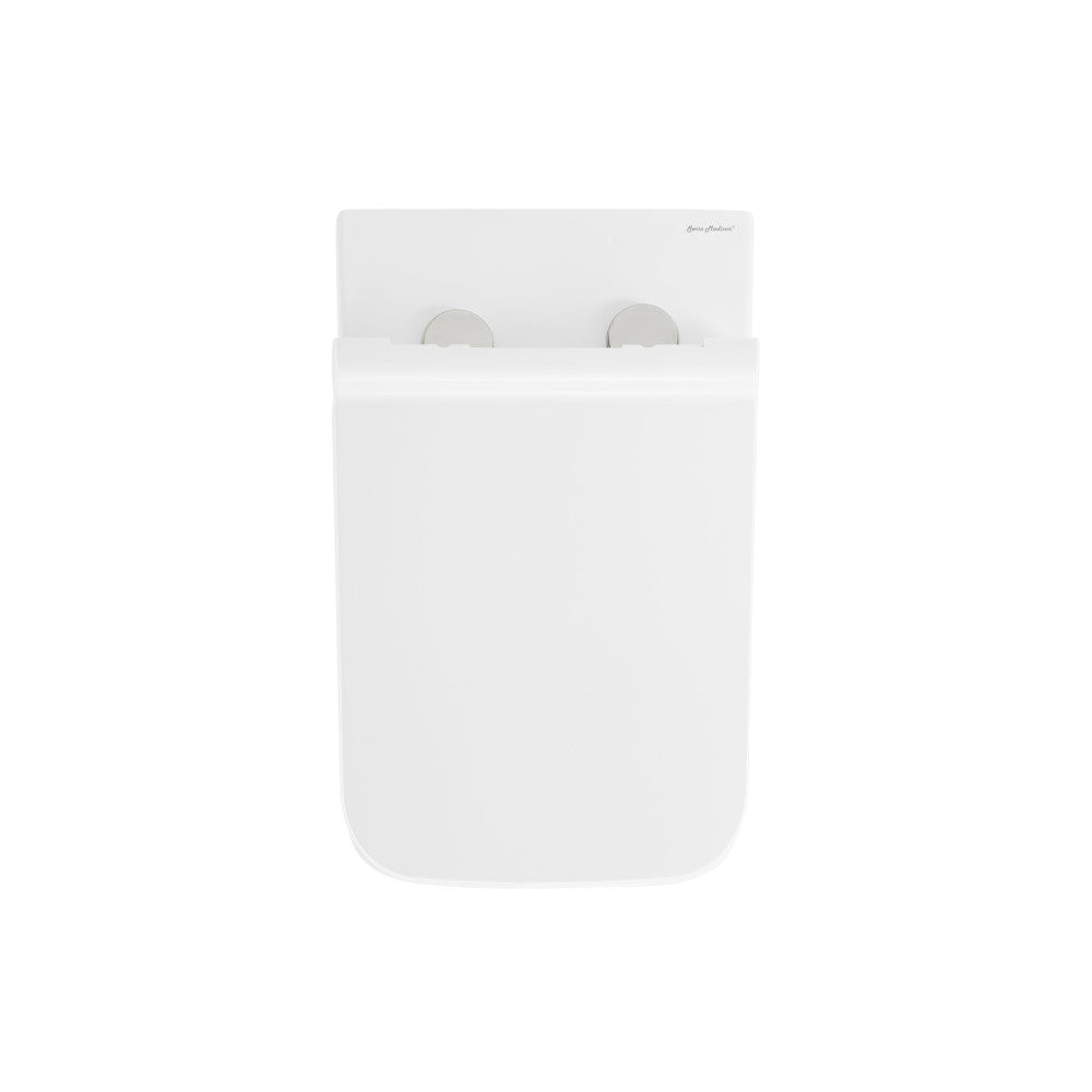 Swiss Madison Concorde Wall-Hung Square Toilet Bowl
