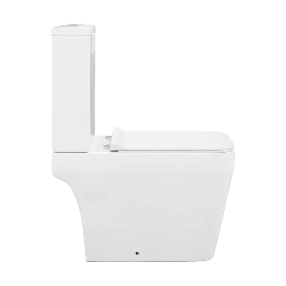 Swiss Madison Rivoli Two-Piece Square Toilet Dual-Flush 1.1/1.6 gpf