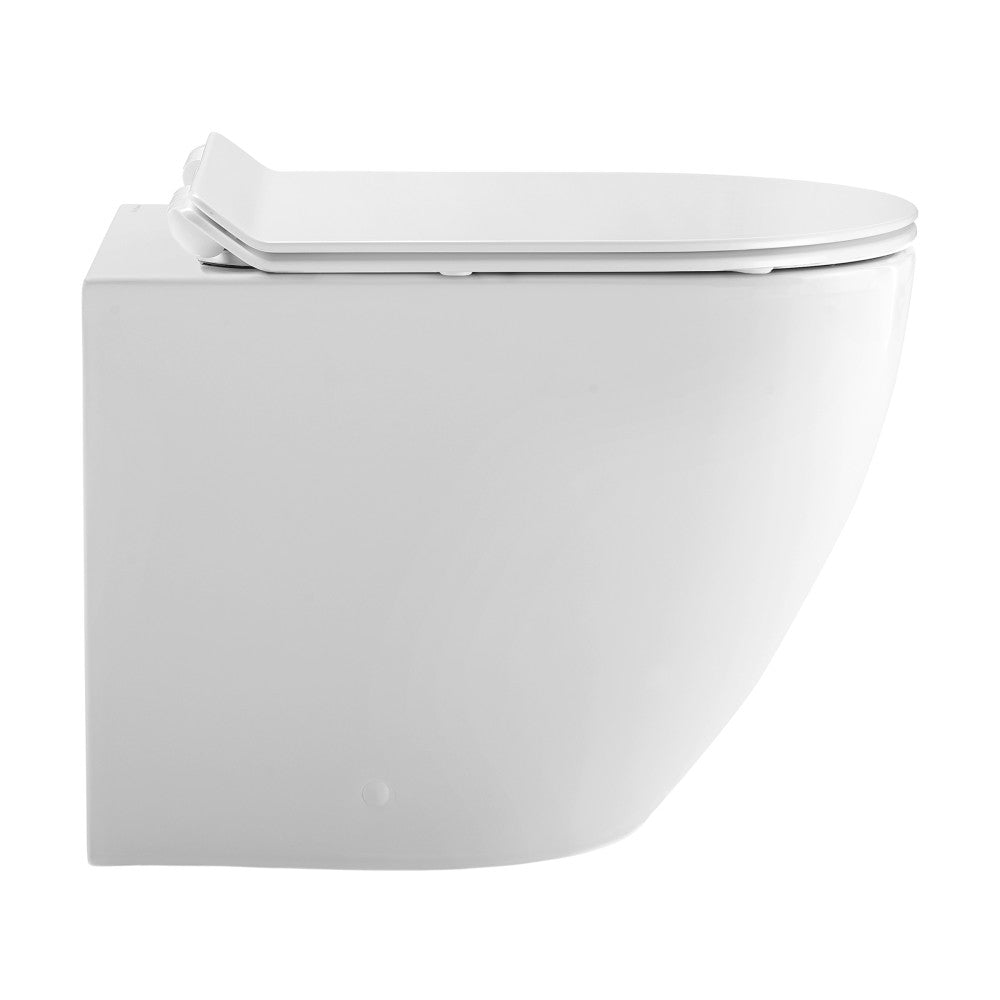 Swiss Madison St. Tropez Back-to-Wall Elongated Toilet Bowl