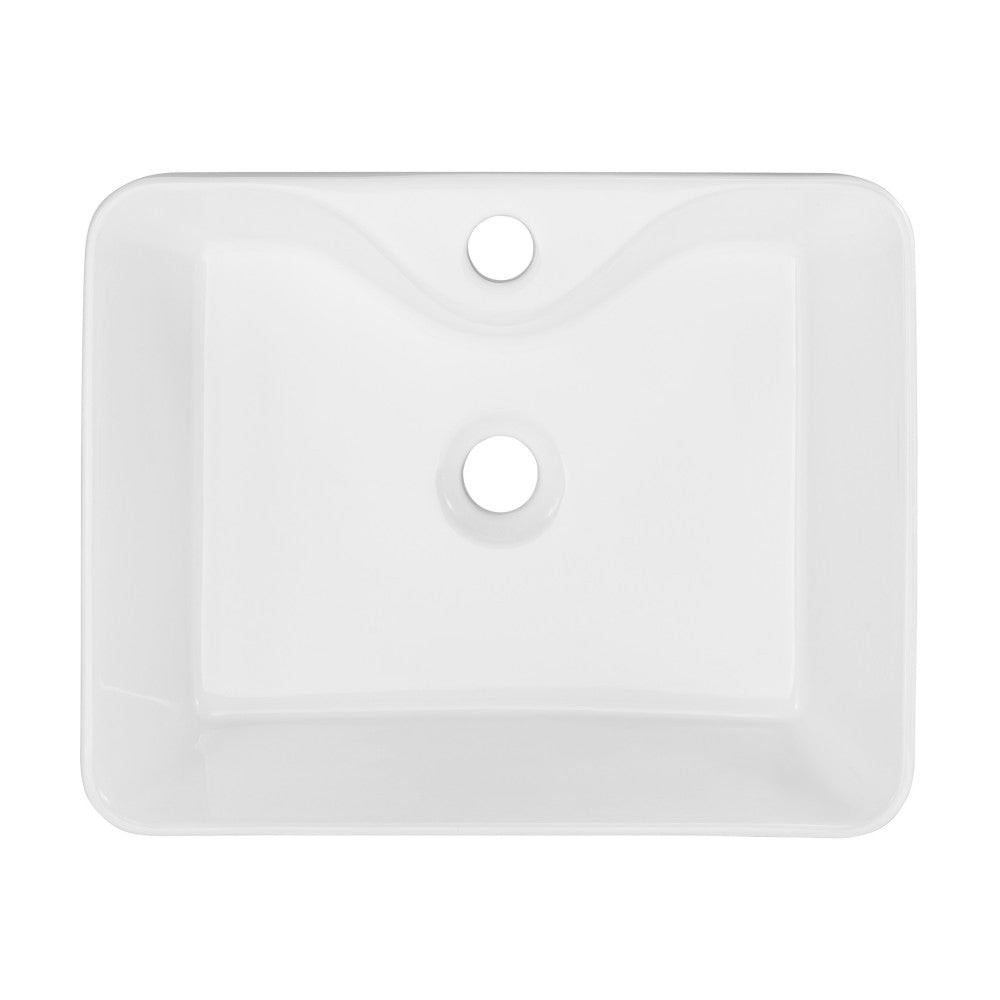 Swiss Madison Rennes 19" Vessel Sink in Glossy White