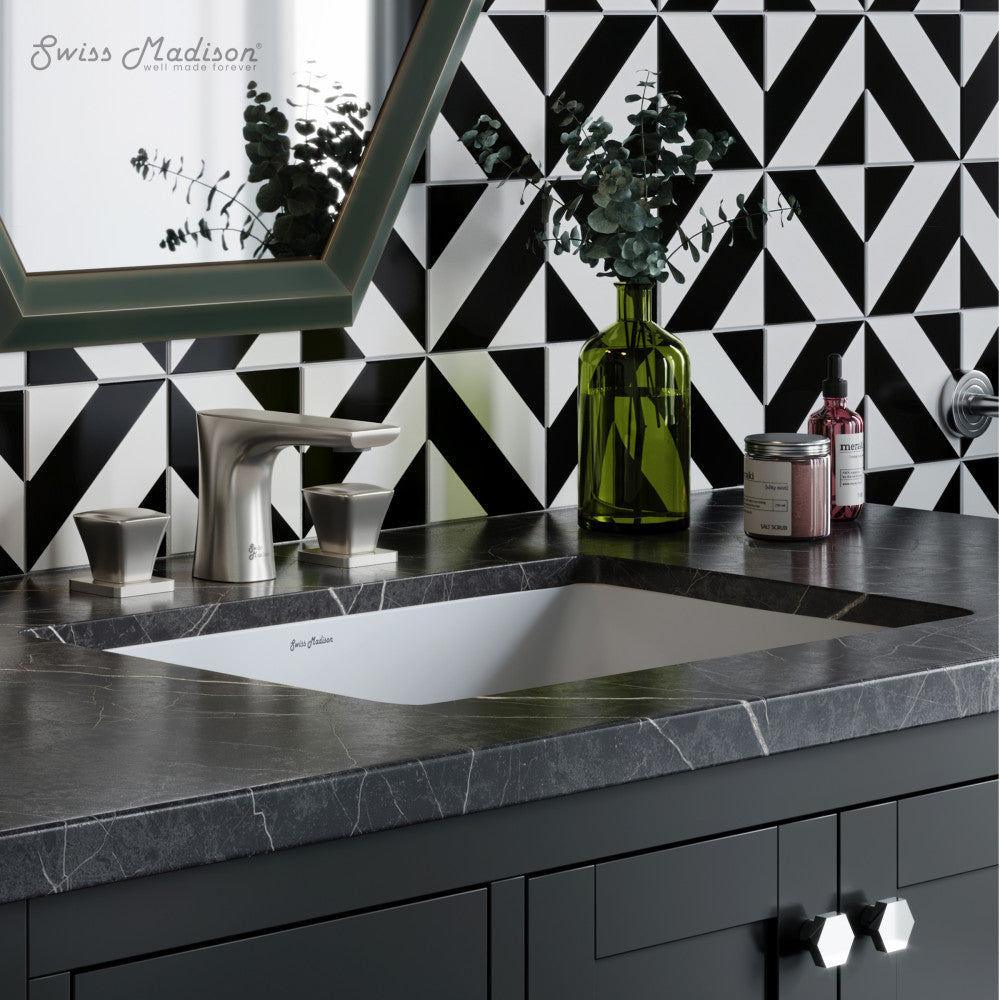 Swiss Madison Plaisir 21 Rectangular Under-Mount Bathroom Sink