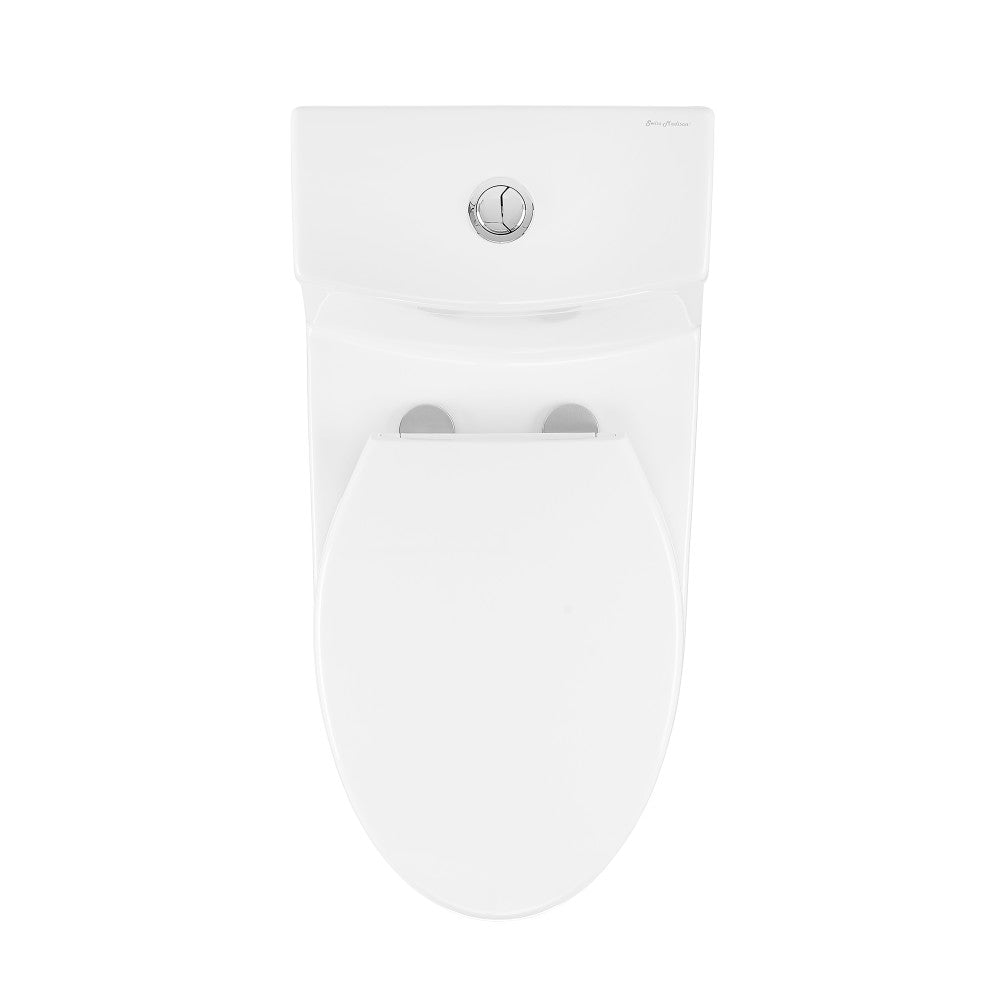 Swiss Madison Virage One-Piece Elongated Toilet Vortex Dual-Flush 1.1/1.6 gpf