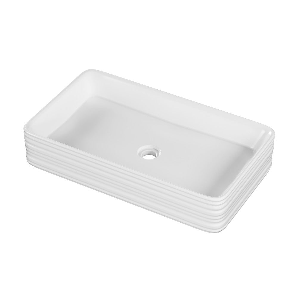 Swiss Madison Adour 25'' Vessel Sink in White