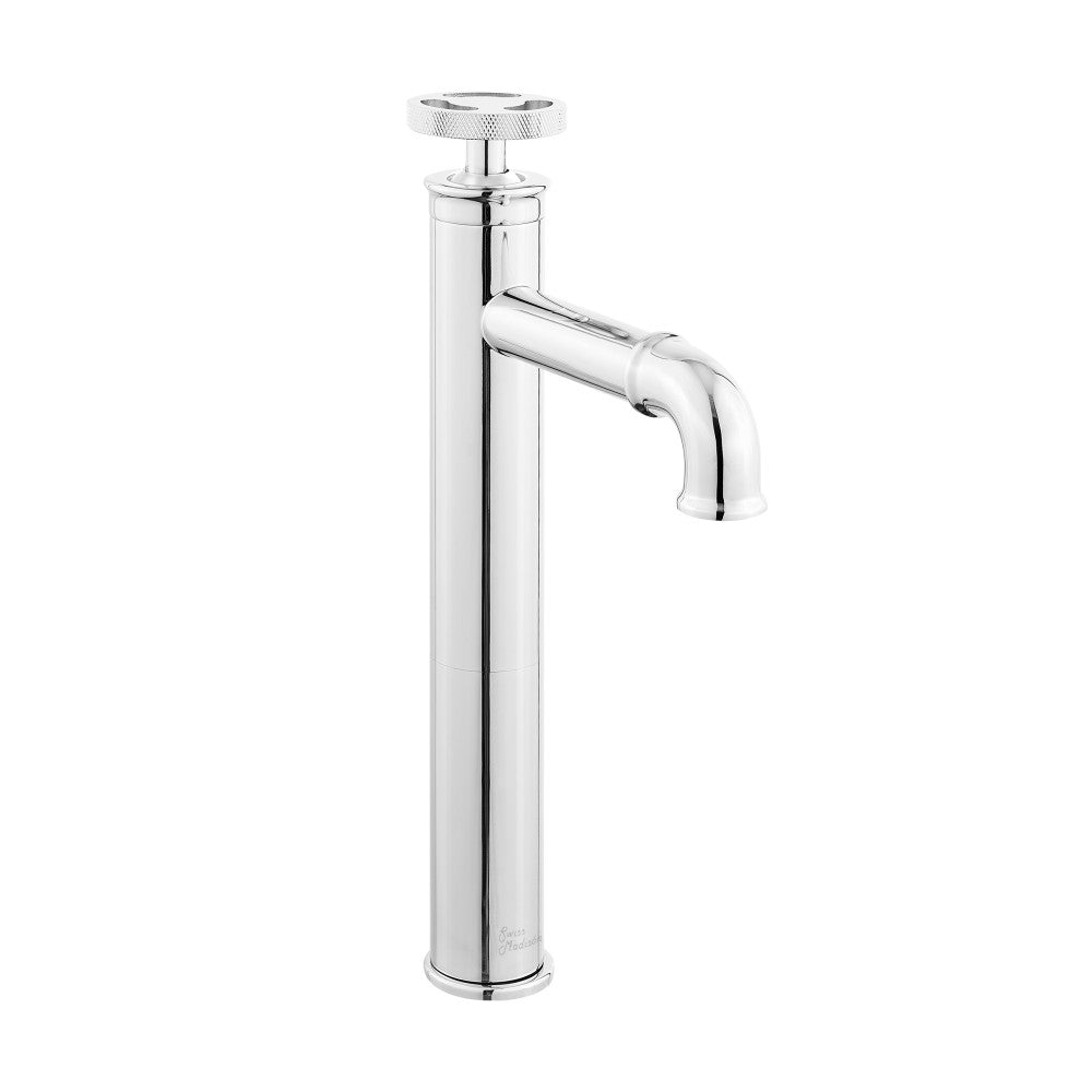 Swiss Madison Avallon Single Hole, Single-Handle Wheel, High Arc Bathroom Faucet in Chrome