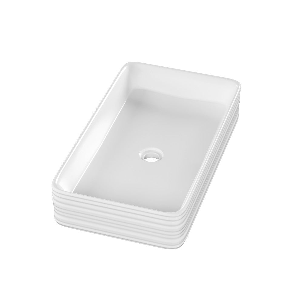 Swiss Madison Adour 25'' Vessel Sink in White