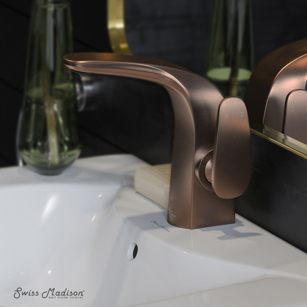 Swiss Madison Chateau Single Hole, Single-Handle, Bathroom Faucet in Oil Rubbed Bronze