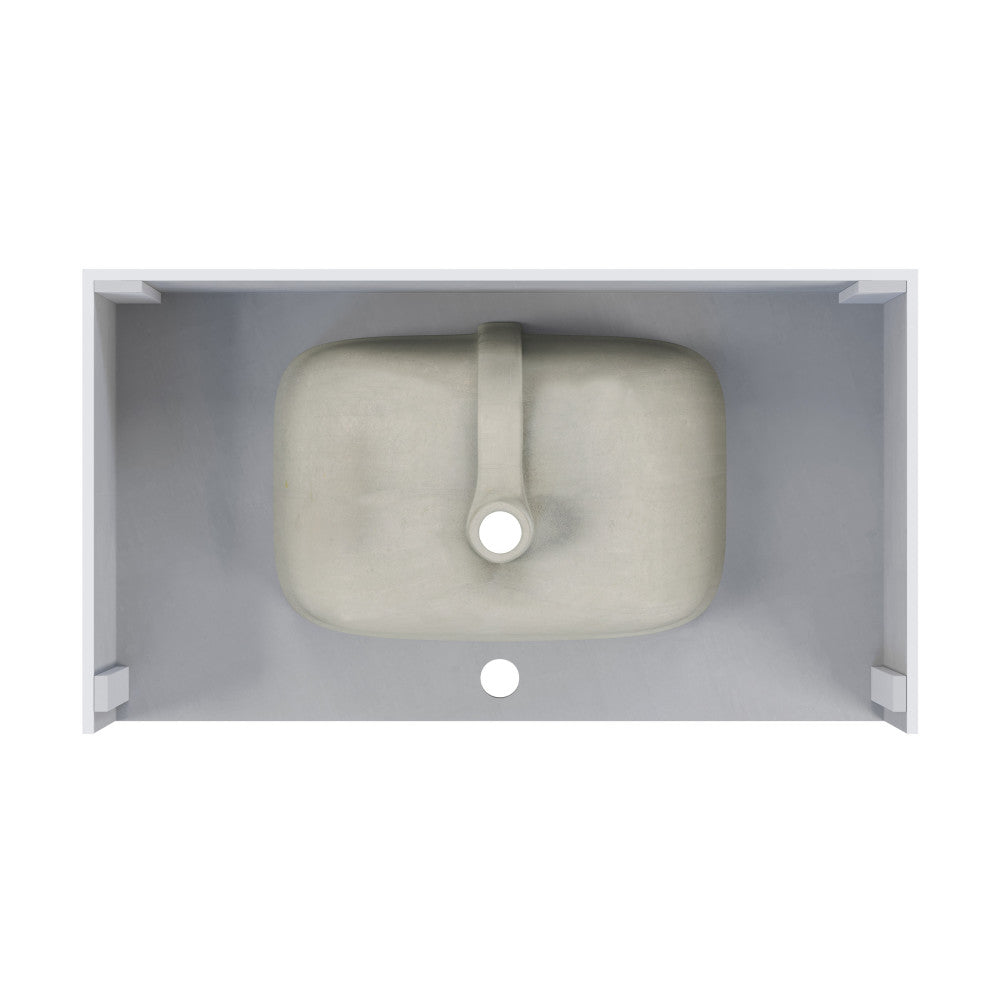 Swiss Madison Avancer 36'' Wall Mount Sink In Charcoal Grey