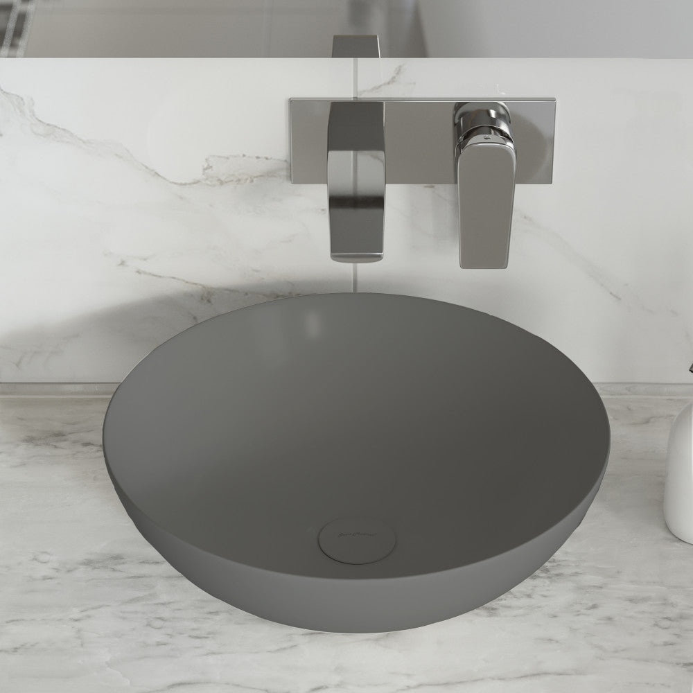 Swiss Madison Classe 16 Color Ceramic Sink in Matte Grey