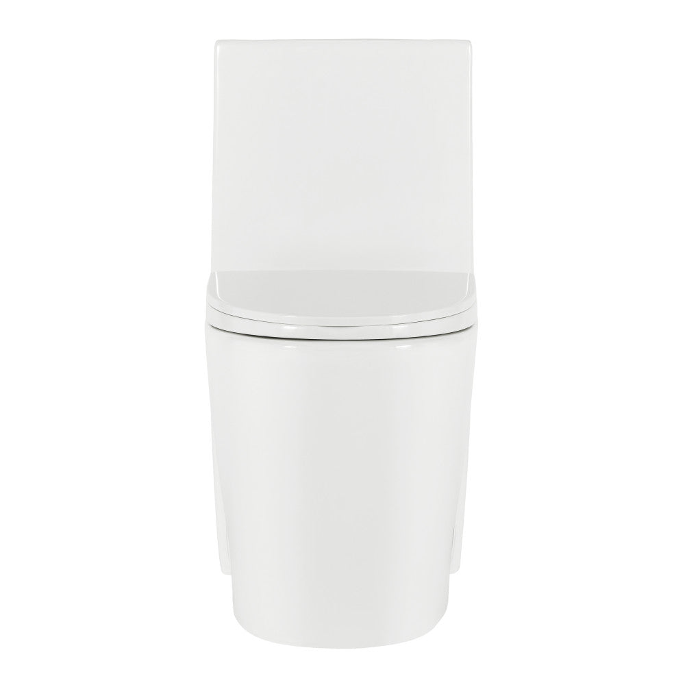 Swiss Madison St. Tropez One-Piece Elongated Toilet, Touchless 1.1/1.6 gpf