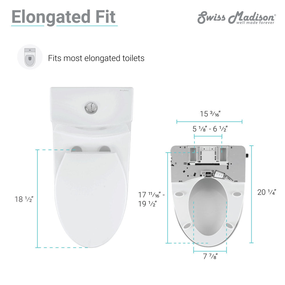 Swiss Madison Vivante Smart Toilet Seat Bidet