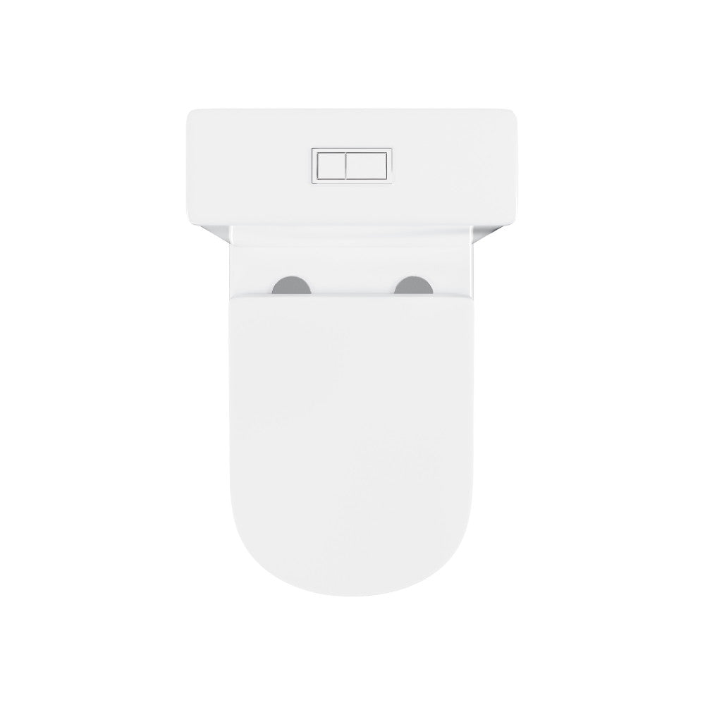 Swiss Madison Lune Two-Piece Elongated Toilet Dual-Flush 1.1/1.6 gpf