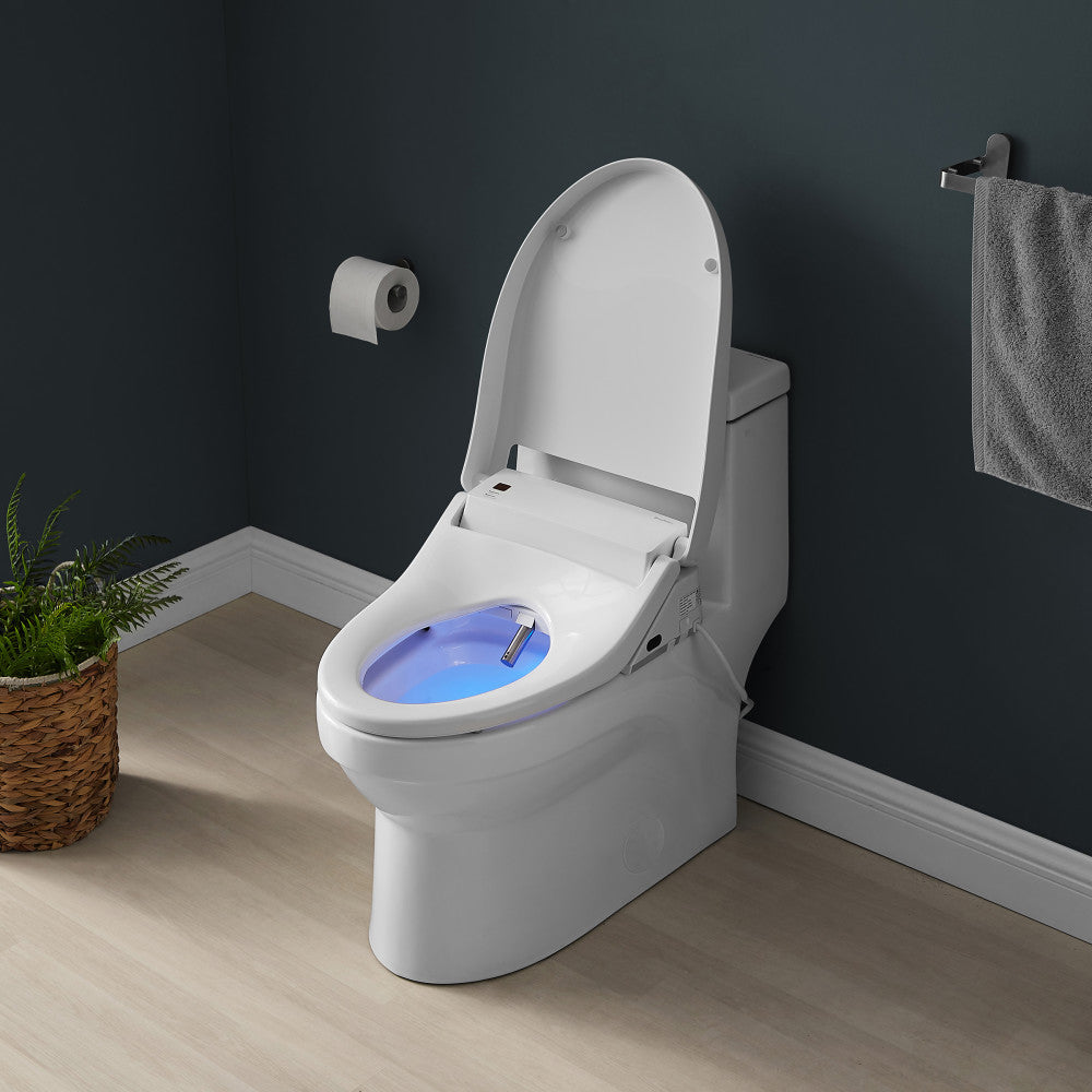 Swiss Madison Virage One-Piece Toilet with Vivante Smart Seat 1.1/1.6 gpf