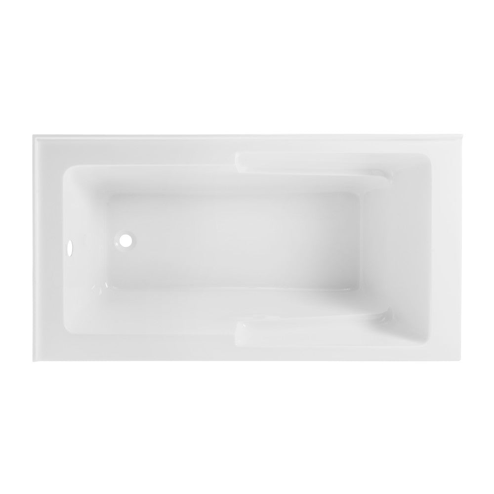 Swiss Madison Claire 60" x 32" Left-Hand Drain Drain Alcove Tub with Corner Apron