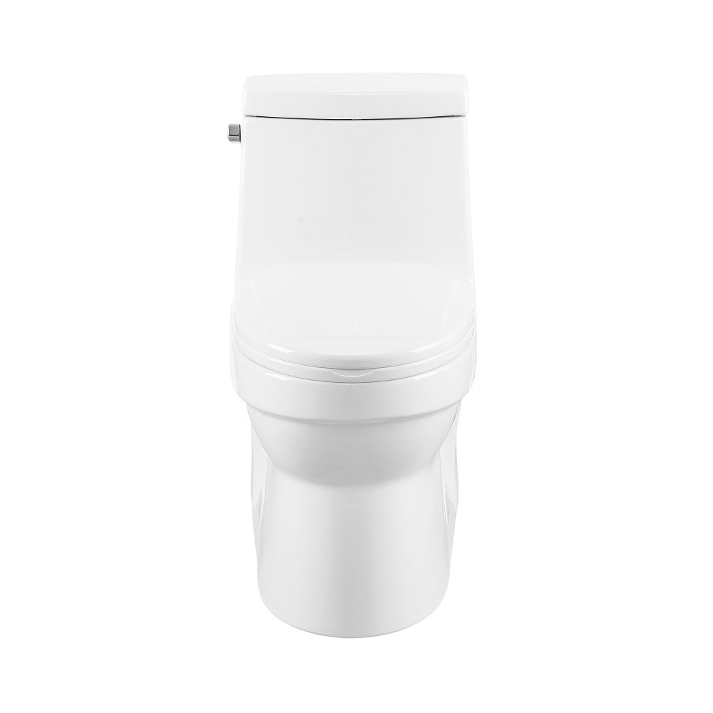 Swiss Madison Virage One-Piece Elongated Left Side Flush Handle Toilet 1.28 gpf
