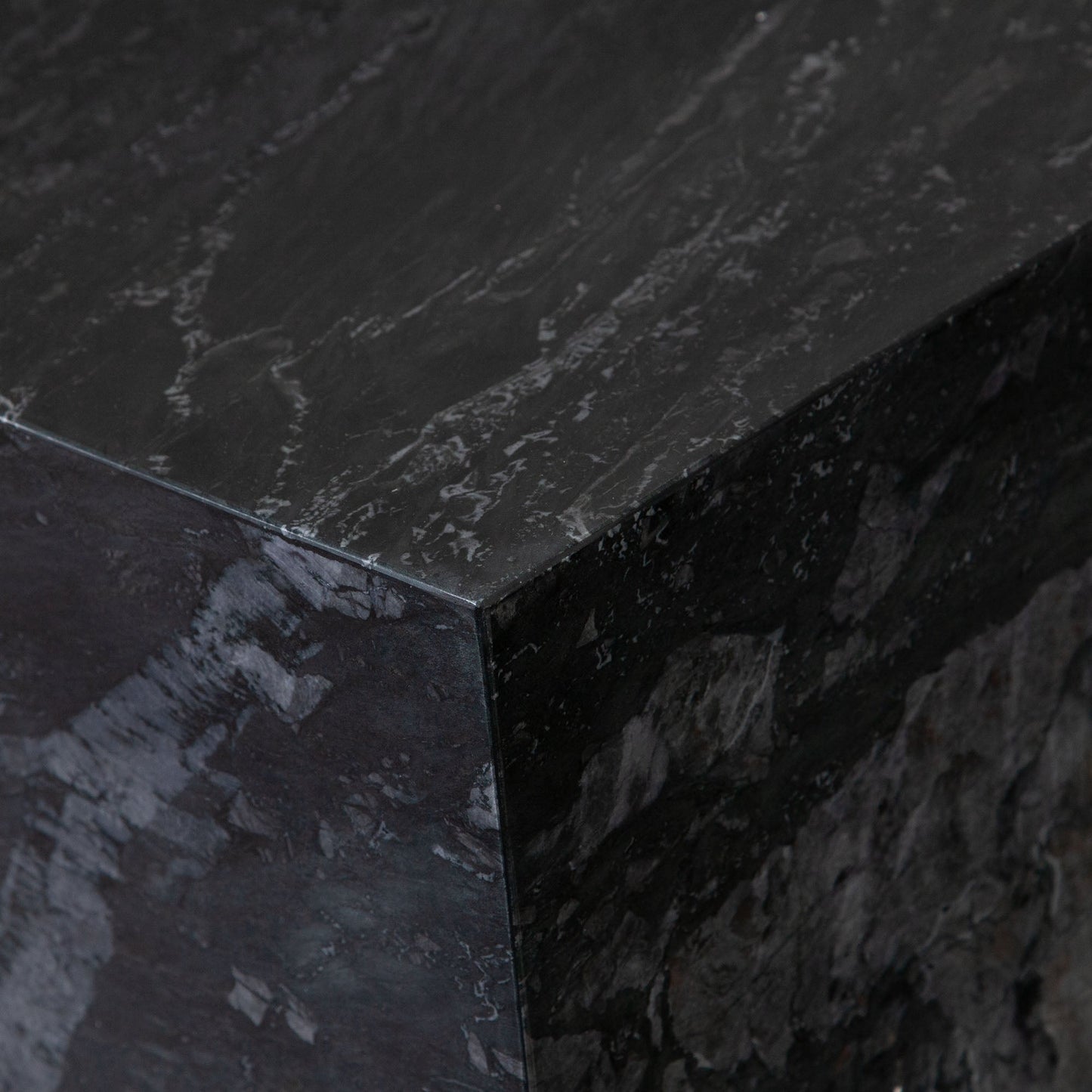 Ark Rectangle Cocktail Table in Genuine Black Marble by Diamond Sofa