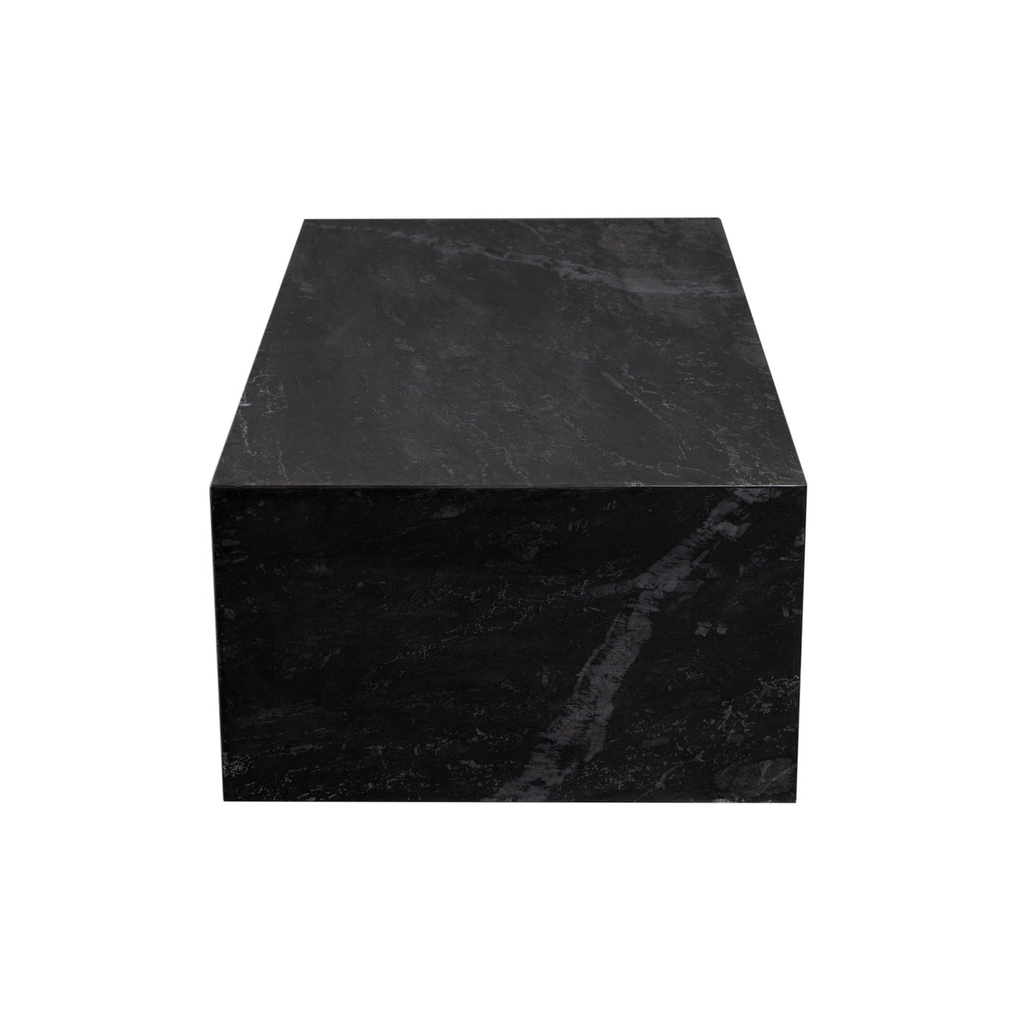 Ark Rectangle Cocktail Table in Genuine Black Marble by Diamond Sofa