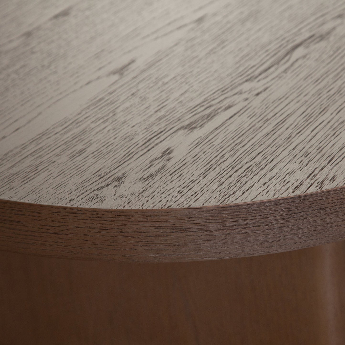 Aspen Oval Cocktail Table in Dark Oak finish by Diamond Sofa