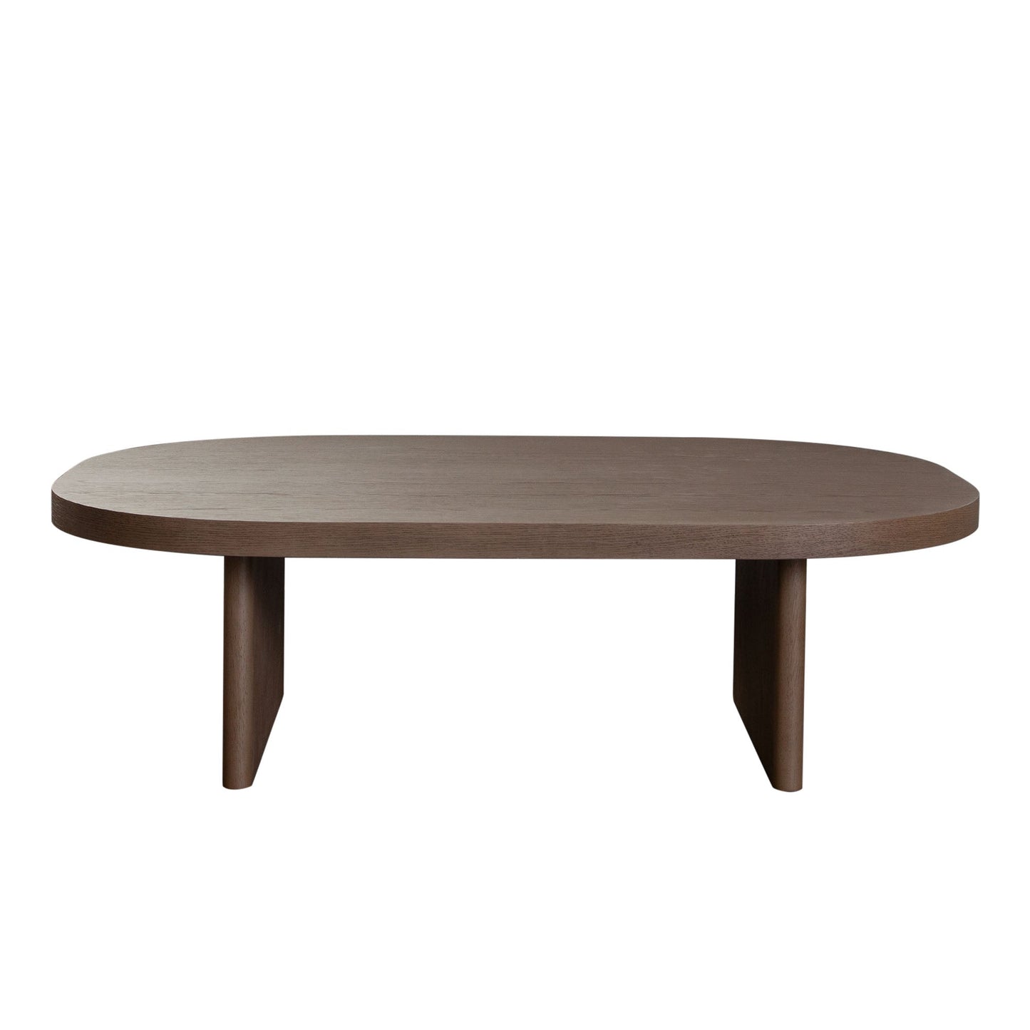 Aspen Oval Cocktail Table in Dark Oak finish by Diamond Sofa