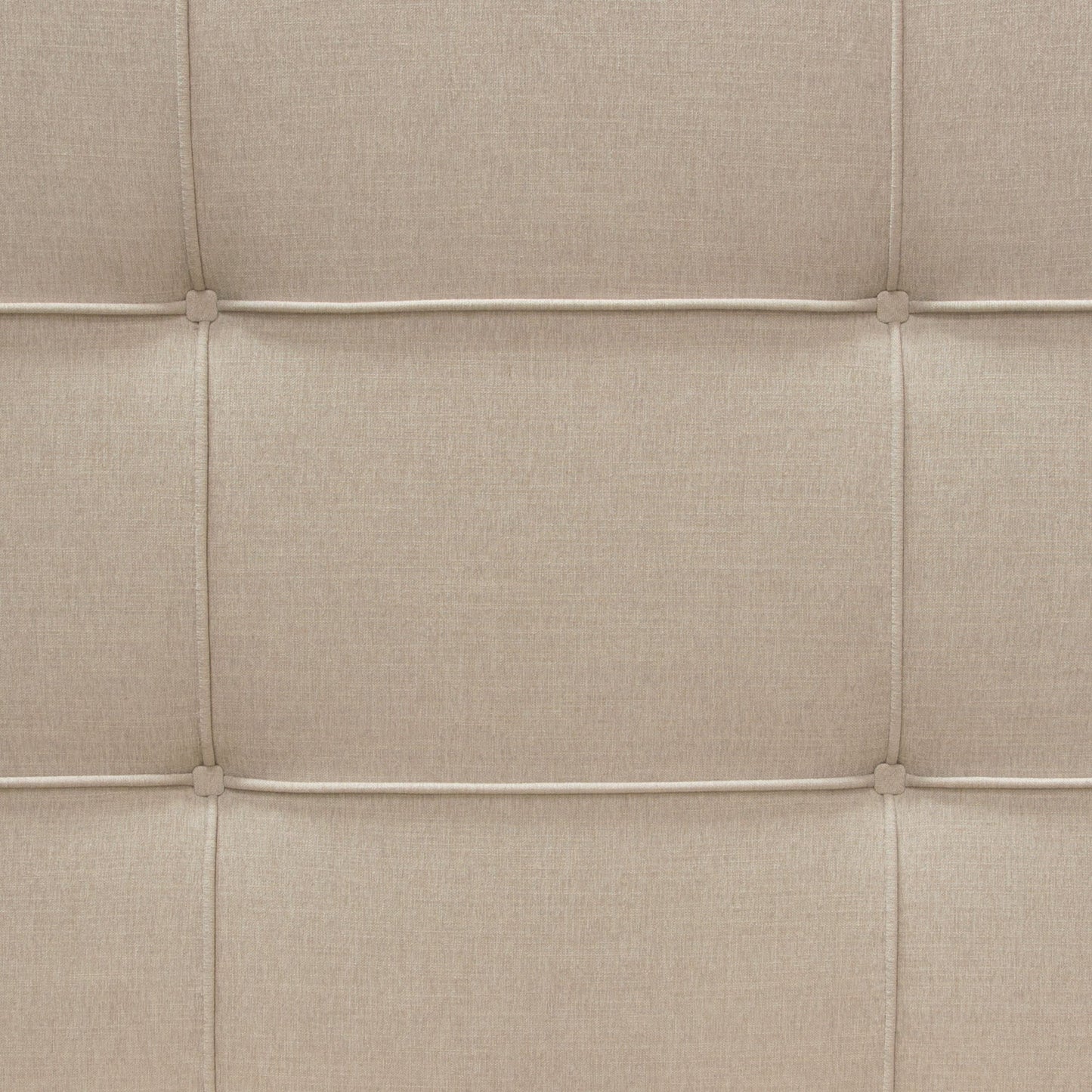 Beverly Queen Bed with Integrated Footboard Storage Unit & Accent Wings in Sand Fabric By Diamond Sofa