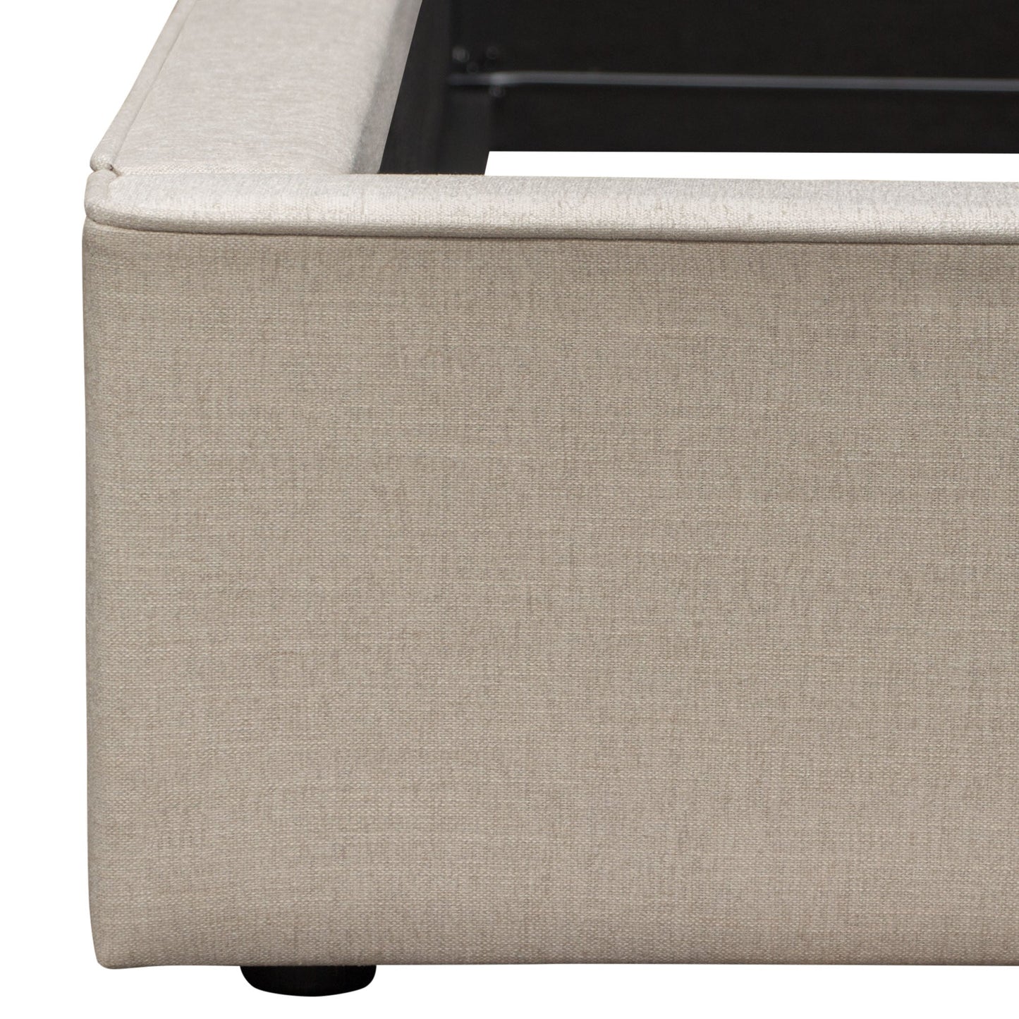 Cloud 43" Low Profile Eastern King Bed in Sand Fabric by Diamond Sofa