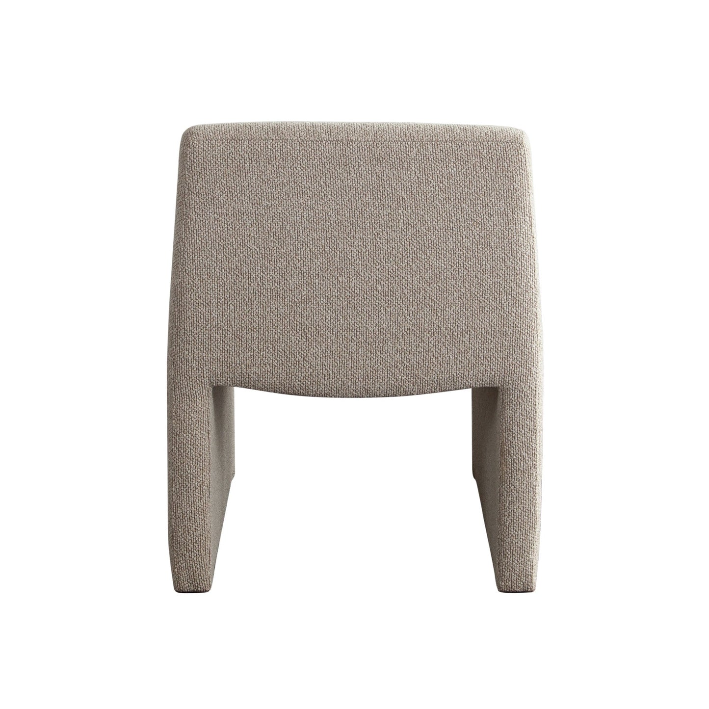Coral Armless Dining/Accent Chair in Wheat Polyester Fabric by Diamond Sofa